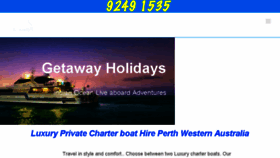 What Pelicancharters.com.au website looked like in 2018 (5 years ago)