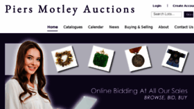 What Piersmotleyauctions.co.uk website looked like in 2018 (7 years ago)