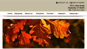 What Plantsvillefuneralhome.com website looked like in 2018 (5 years ago)