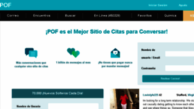 What Pof.es website looked like in 2018 (5 years ago)