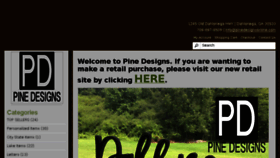 What Pinedesignsonline.com website looked like in 2018 (5 years ago)