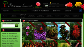 What Pepinieres-lecomte.com website looked like in 2018 (5 years ago)