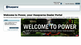 What Power.husqvarnagroup.com website looked like in 2018 (5 years ago)