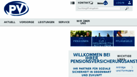 What Pensionsversicherung.at website looked like in 2018 (5 years ago)