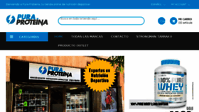 What Puraproteina.com website looked like in 2018 (5 years ago)