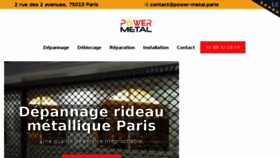 What Power-metal.paris website looked like in 2018 (5 years ago)