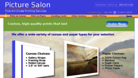 What Picturesalon.com website looked like in 2018 (5 years ago)