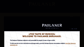 What Paulaner-brauhaus.com website looked like in 2018 (5 years ago)