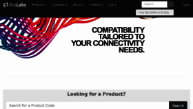 What Prolabs.com website looked like in 2018 (5 years ago)