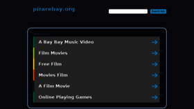 What Pirarebay.org website looked like in 2018 (5 years ago)