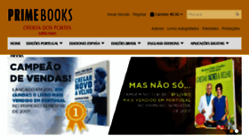 What Primebooks.pt website looked like in 2018 (5 years ago)