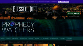 What Prophecywatchers.com website looked like in 2018 (5 years ago)