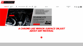 What Pchrome.com website looked like in 2018 (5 years ago)
