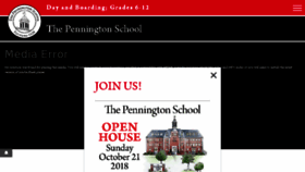 What Pennington.org website looked like in 2018 (5 years ago)