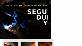 What Puentegrua.es website looked like in 2018 (5 years ago)