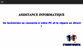 What Probleme-informatique.fr website looked like in 2018 (5 years ago)