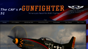 What P51gunfighter.com website looked like in 2018 (5 years ago)