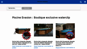 What Piscine-evasion.fr website looked like in 2018 (5 years ago)