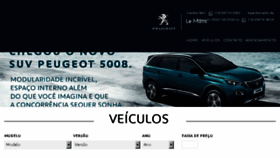 What Peugeotlemans.com.br website looked like in 2018 (5 years ago)
