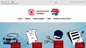 What Prva-pomoc.si website looked like in 2018 (5 years ago)