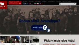 What Pisla.fi website looked like in 2018 (5 years ago)