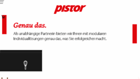 What Pistor.ch website looked like in 2018 (8 years ago)