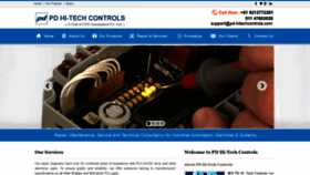 What Pd-hitechcontrols.com website looked like in 2018 (5 years ago)