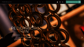 What Pedersborgvin.dk website looked like in 2018 (7 years ago)