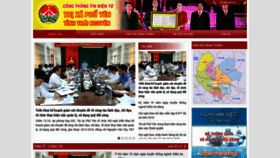 What Phoyen.thainguyen.gov.vn website looked like in 2018 (5 years ago)
