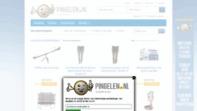 What Pingelen.nl website looked like in 2018 (5 years ago)