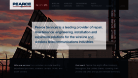 What Pearce-services.com website looked like in 2018 (5 years ago)