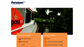 What Pensioenpostnl.nl website looked like in 2018 (5 years ago)