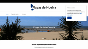 What Playasdehuelva.com website looked like in 2018 (5 years ago)