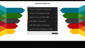 What Pinoytambayan.su website looked like in 2018 (5 years ago)