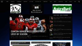 What Pafootballnews.com website looked like in 2018 (5 years ago)