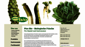 What Picobio.ch website looked like in 2018 (5 years ago)