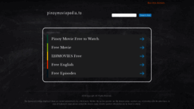What Pinoymoviepedia.to website looked like in 2018 (7 years ago)