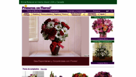What Primerosenflores.com website looked like in 2018 (5 years ago)