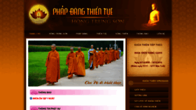 What Phapdangthientue.com website looked like in 2018 (5 years ago)