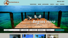 What Pineisland-vacationrentals.com website looked like in 2018 (5 years ago)