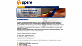 What Ppsm.cz website looked like in 2018 (5 years ago)