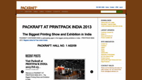 What Packraftindia.com website looked like in 2018 (5 years ago)