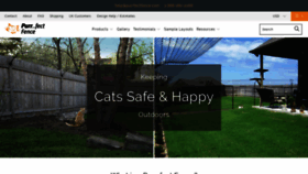 What Purrfectfence.com website looked like in 2018 (5 years ago)