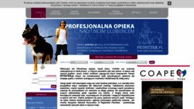 What Petsitter.pl website looked like in 2018 (5 years ago)