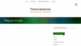 What Personalizamos.com.br website looked like in 2018 (5 years ago)