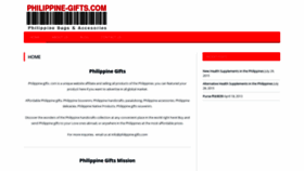 What Philippine-gifts.com website looked like in 2018 (5 years ago)