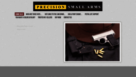 What Precisionsmallarms.com website looked like in 2018 (5 years ago)