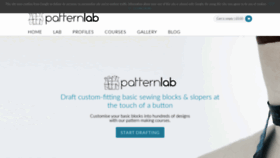 What Patternlab.london website looked like in 2018 (5 years ago)