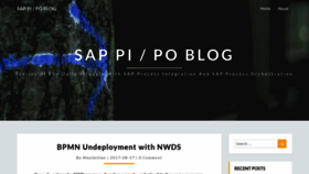 What Pipoblog.com website looked like in 2018 (5 years ago)