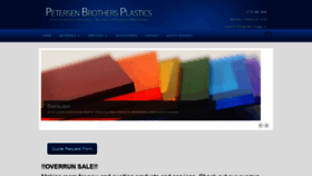 What Petersenplastics.com website looked like in 2018 (5 years ago)